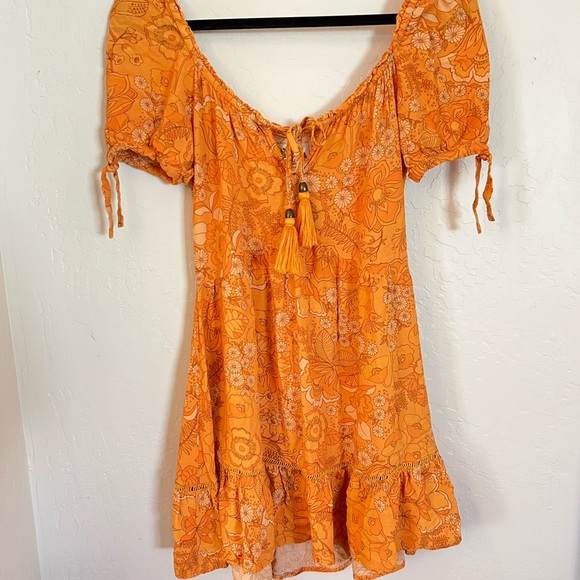 Nine Lives Bazaar Sadie Mini Dress in Sunlight - Picture 3 of 5